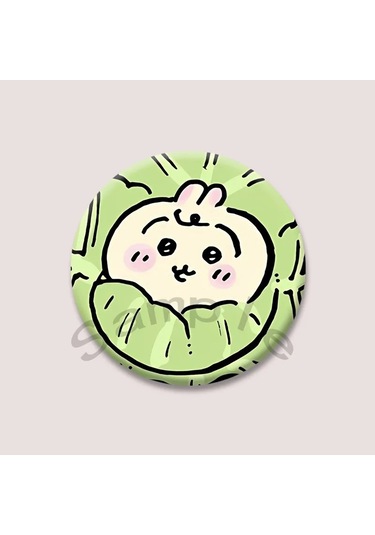 Sevimli Chiikawa Rozeti Karikatür Animasyon Periferik Yaka Iğneler Teneke Yuvarlak 44mm Style 01 44mm Çok Renkli