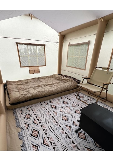 Campout Şişme Çadır Krem