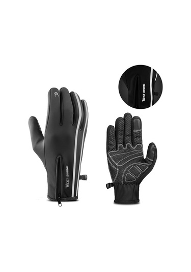 Outdoor Kışlık Polar Astarlı Suya Dayanıklı Termal Eldiven