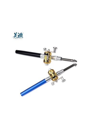 Novahub Mini Portatif Alüminyum Olta Kamışı - 1 Metre, Pratik, Dayanıklı, Buz & Köprü Balıkçılığı İçin İdeal