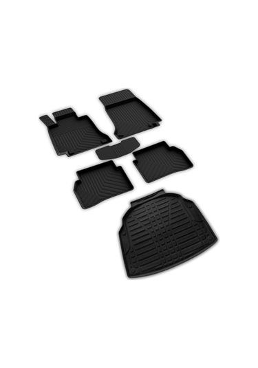 Mercedes E Serisi W212 Ferrous 4D Paspas  ve Plastik Setli 3D Bagaj Havuzu 2010 2015