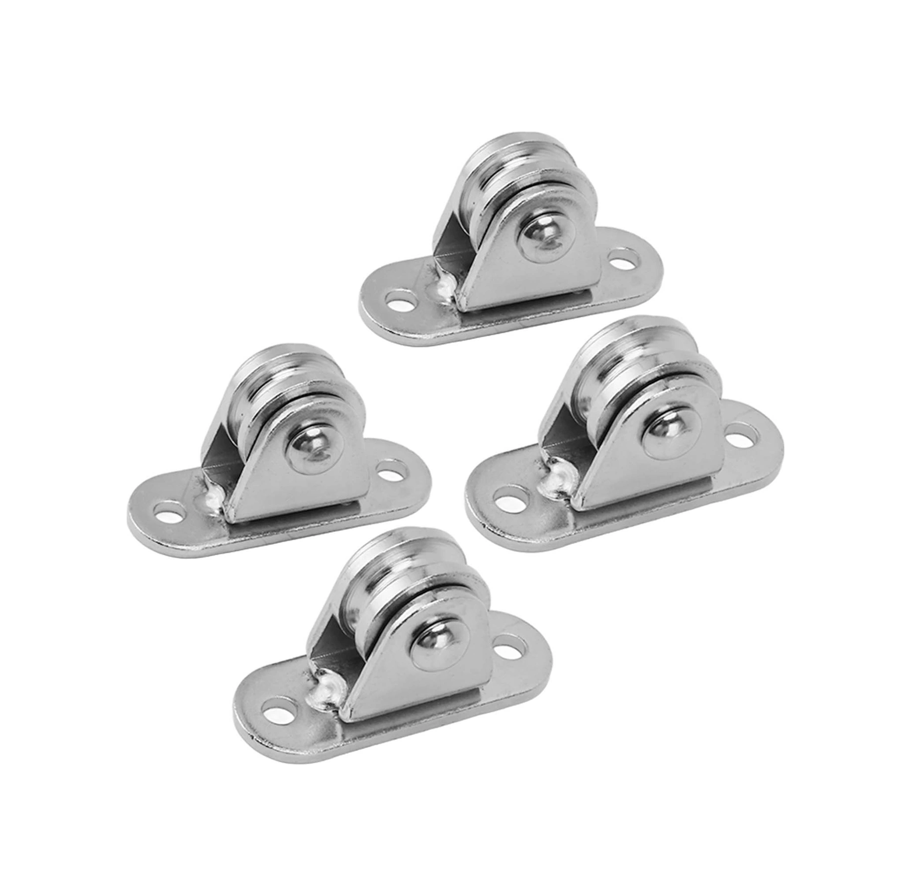 Geeroyoo Stainless Steel Sabit Katrol Bloku 4'lü Set - 176 Lbs Yük Kapasitesi, Sessiz Çalışma, Ev Ve Endüstriyel Kullanim Diğer