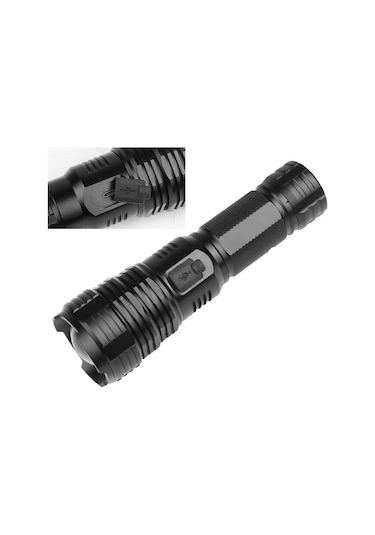 Ranyeek P70 Led El Feneri, Geniş Yakınlaştırma, Parlak Uzaktan Işık, Akım Göstergesi, Acil Dış Mekan Kullanıma Uygun, Veri Kablosu Dahil Çok Renkli