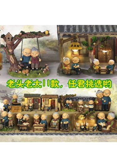 11 Zakka Japon Çeşitli Çift Yaşlı Adam Yaşlı Kadın Ev Eşyaları Yaratıcı Düğün Odası Dekorasyonu Yaşlılara Hediyeler 935-1 1041-12 Yaşlı Erkekler Ve Kadınlar İçin Kedi Kucaklama Süsleri