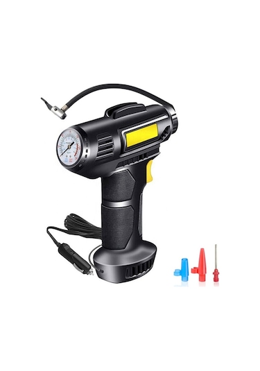 Sones Araba Taşınabilir Mini Kablolu Pointer Lastik Şişirme Pompası