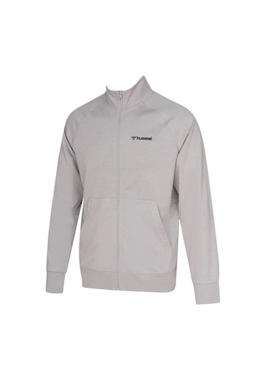 Hummel Levon Zıp Jacket Erkek Fermuarlı Hırka 921678 Gri