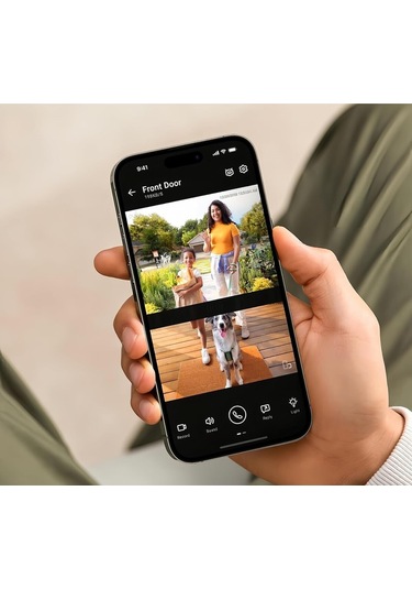 Eufy E340 2k Video Kapı Zili Çift Kamera, Renkli Gece Görüşü, Pil Veya Kablolu Kullanım Telsiz Telefonlar