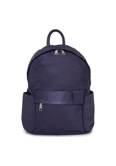 Cambirdge Polo Club Fermuarlı Yan Cepli Kadın Sırt Çantası Mb19 mor