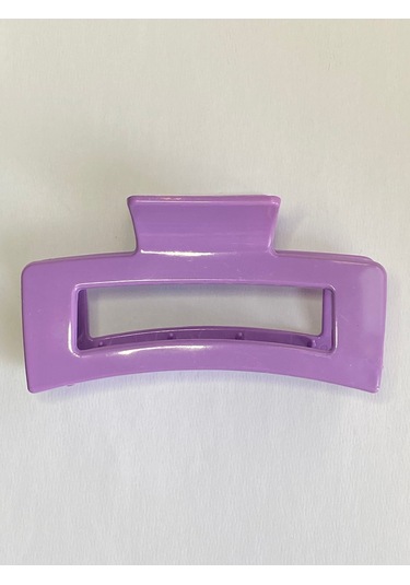 Mor Renk Televizyon Model Mandal Saç Tokası 11 Cm - Şık Ve Dayanıklı Mor