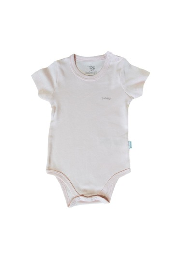 Ilkebebe Bebengo Kısa Kollu Bebek Body Bu4021 Pembe