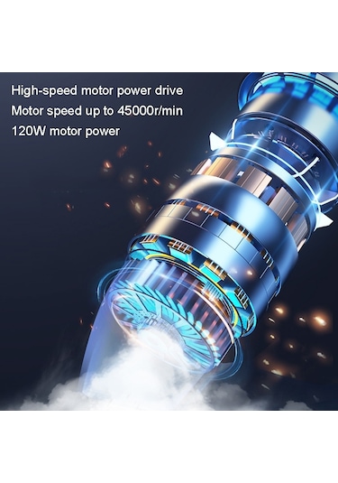 CBTxGlobal Lt-116c Temel+metal Filtre Kablosuz El Araç Fırçasız Elektrikli Süpürge