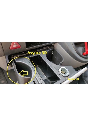 Ayyüce 3d, Transporter T5 & T5.1 Uyumlu Bardaklık Tamir Kanadı