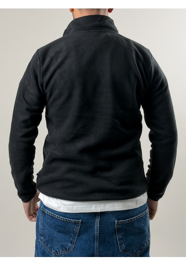 Cocopelli Erkek Siyah Polar Sweatshirt Coc2569 Siyah