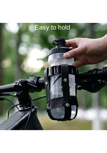 Sones Açık Hava Anti-sarsıntı Bisiklet Su Şişesi Tutucu Bisiklet Bardak Taşıyıcısı Kahverengi Ağ + Siyah Tutucu