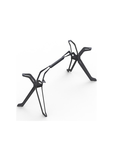 Api Design Drone Soft Metal Ofis Çalışma Masa Ayağı Ahşap-cam-mermer İçin Uygun Siyah