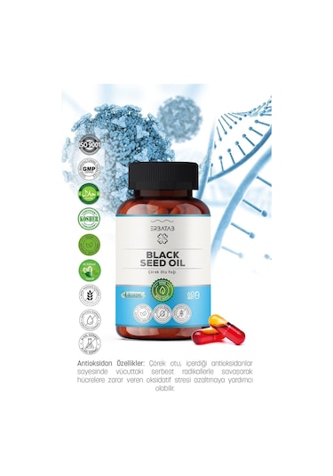 Erbatab Çörek Otu Yağı 60 Kapsül