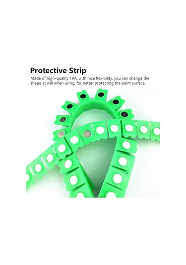 Shineyee Otomotiv Tamirinde Kullanılan Manyetik Koruma Şeridi, 550mm Yeşil Tpa Malzeme