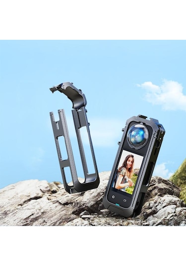 Insta360 X5 Plastik Koruyucu Çerçeve Manyetik Hızlı Salınan Kamera Kafes Genişletme Braketi Diğer