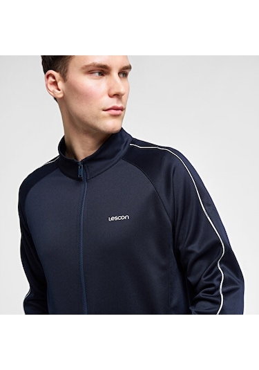 Lescon Erkek Fermuarlı Sweatshirt 26b-1041 Lacivert