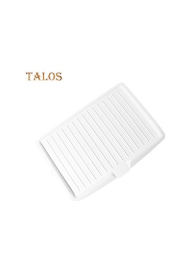 Beyaz Drenaj Sistemli Mutfak Bulaşık Damlalıklı Raf Hızlı Kuruyan Yerden Tasarruf Sağlayan Tasarım Drenaj Tepsisi Çatal Bıçak Kaseleri Temini Beyaz