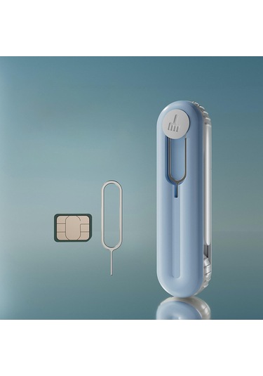 Homyl Temizleme Fırçası Kulaklık Çok Fonksiyonlu Mavi Mavi