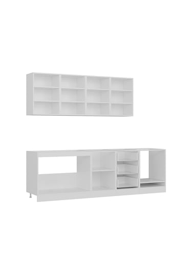 Minar 260 Cm Mutfak Dolabı Beyaz Dore 260-d6