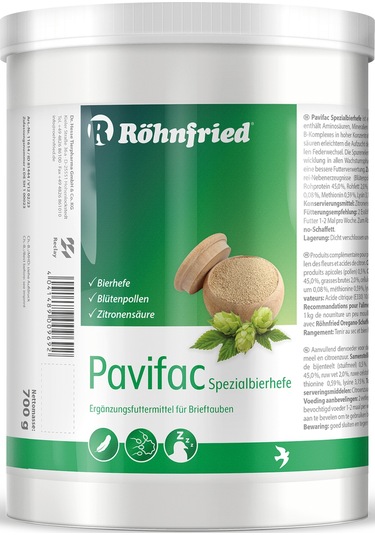 Röhnfried Pavifac Polenli Bira Mayası 700gr