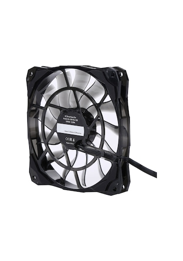 Kangvka Id-coolıng 120mm İnce 15mm Fan - 4pin Akıllı Sıcaklık Kontrolü 500-1600 Rpm - Hb Bearing - Soğutma & Sessizlik - Tam Desteğiyle