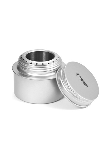 Açık Pişirme Kapları Alkol Sobası Alüminyum Alaşımlı Kamp Malzemeleri Gümüş