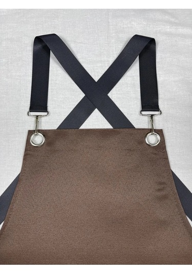 Levına Profesyonel Barista Önlüğü 325937391 Kahverengi