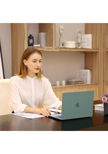 Macbook Air 13.3 İnç A2337 A2179 İçin Kılıf, Yeşil - Perfet-x46- Diğer