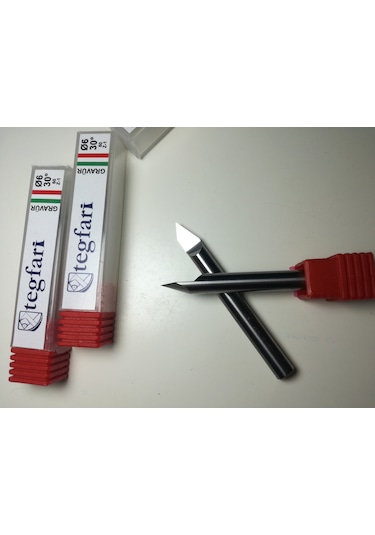 30° 6 MM YAZI, GRAVÜR,PANTOGRAF,PCB,KAZİMA UCU KARBÜR TEGFARİ