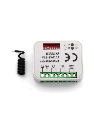 Pazly Lz-068 Garaj Kapısı Döner Kodlu Uzaktan Kumanda Alıcı, 9-30v, 300mhz-868mhz, Çok Frekanslı