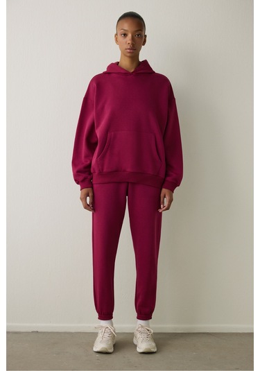 Penti Mor Kapüşonlu Oversize Sweatshirt