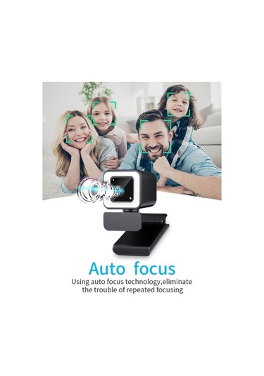 Dancemonkey 2k Usb Web Kamera - Geniş Açı, Otomatik Odaklama, Gürültü Azaltmalı Mikrofon İle Gece-gündüz Net Görüntü