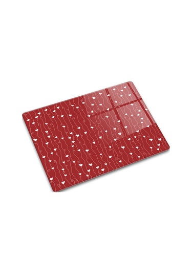 Decorita Cam Kesme Tahtası | Kalpli Sarmaşık | 30cm x 40cm