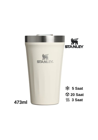 Stanley Everyday Tumbler Termos Bardak 0.47 Lt Termos Kupa Kamp Bardak Matara Bej