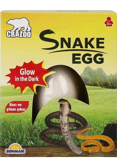 Karanlıkta Parlayan Yılan Yumurtası Kazı  Seti