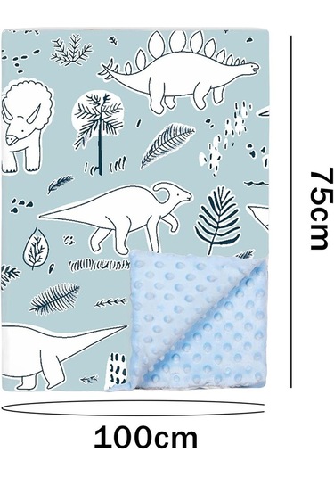 Suntek Puset Beşikler Için Yumuşak Bebek Battaniyesi Yeşil