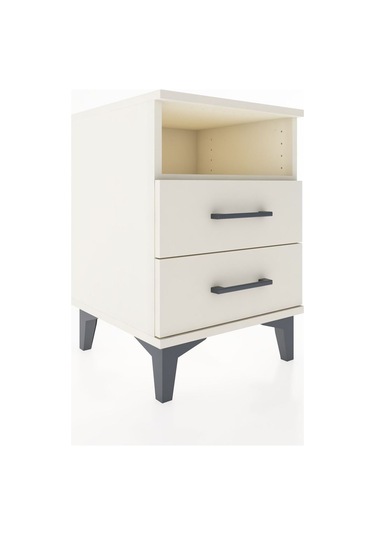 Hyperion Komodin Tek Raflı 2 Çekmeceli 44x44x64 Aytaşı-aytaşı Aytaşı