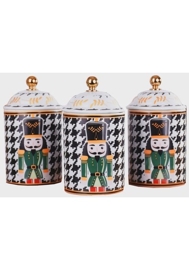 Krabhr-002 Miss Betty 3'lü Poselen Baharat Takımı 001