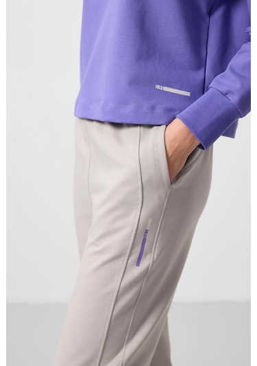 Açık Eflatun-taş Kapüşonlu Oversize Kadın Eşofman Takım - 95336 Açık Eflatun/taş