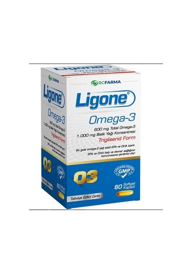 Ligone Omega 3 600 Mg 60 Yumuşak Kapsül
