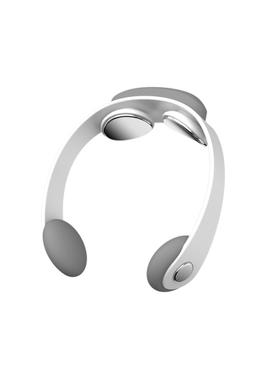 Butu Servikal Omurga Masajı Tens Mikro Akım Darbeli Askılı Boyun Masaj Cihazı Beyaz