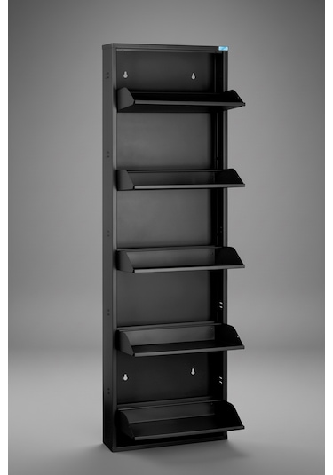 Metal Ayakkabılık 5'li Model Siyah