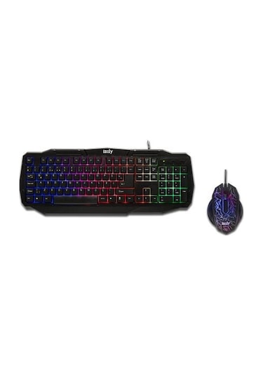 İzoly Warkey Z500 Kablolu Led Oyuncu Q Klavye Mouse Set