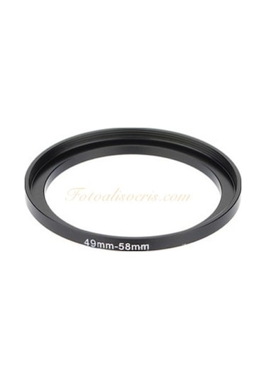 49Mm-58Mm Dönüştürücü Step Up Halka Adaptör 49-58Mm
