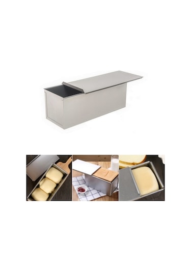 Narkalıp Baton Tost & Ekmek Kalıbı Kapaklı 11x11x30 Cm