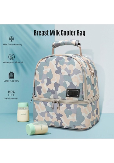 Gajeena Pembe Anne Sütü Saklama Çantası - Isı Yalıtımıyla Tazelik Sağlar, Tek/çift Omuz & El Taşıma Seçenekleri, Çok Amaçlı Kullanim Pembe