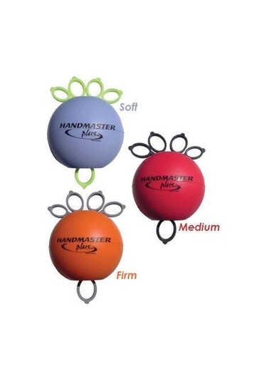 Medikaltec Handmaster Plus Egzersiz Topu El Rehabilitasyon Topu Kırmızı Orta